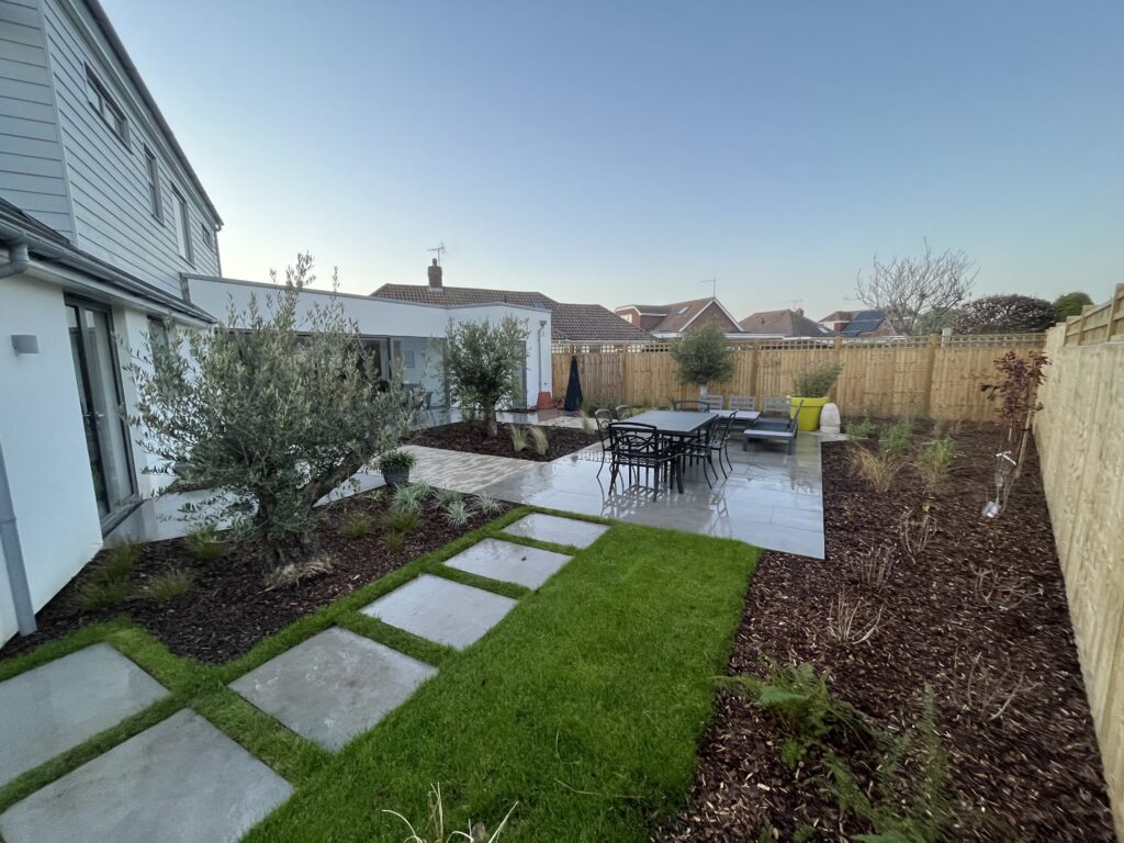 Full garden design and build in East Preston