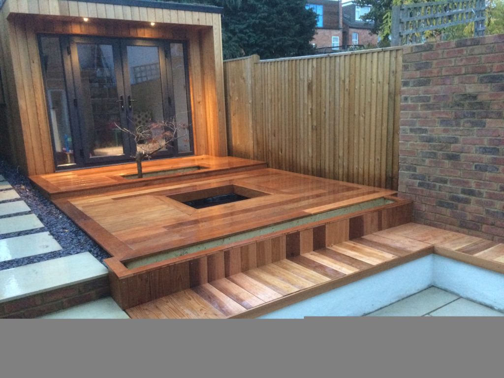 Complete garden transformation.